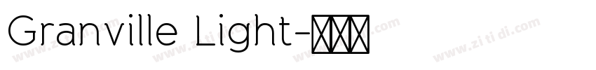 Granville Light字体转换